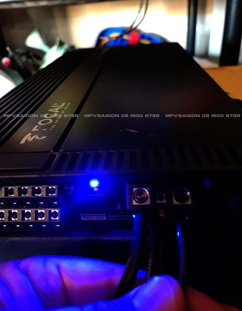 Amply 5 kênh FPX 5.1200 Focal 4Ω - 4x75W RMS + 1x420W RMS