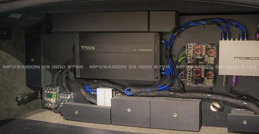 Amply 5 kênh FPX 5.1200 Focal 4Ω - 4x75W RMS + 1x420W RMS