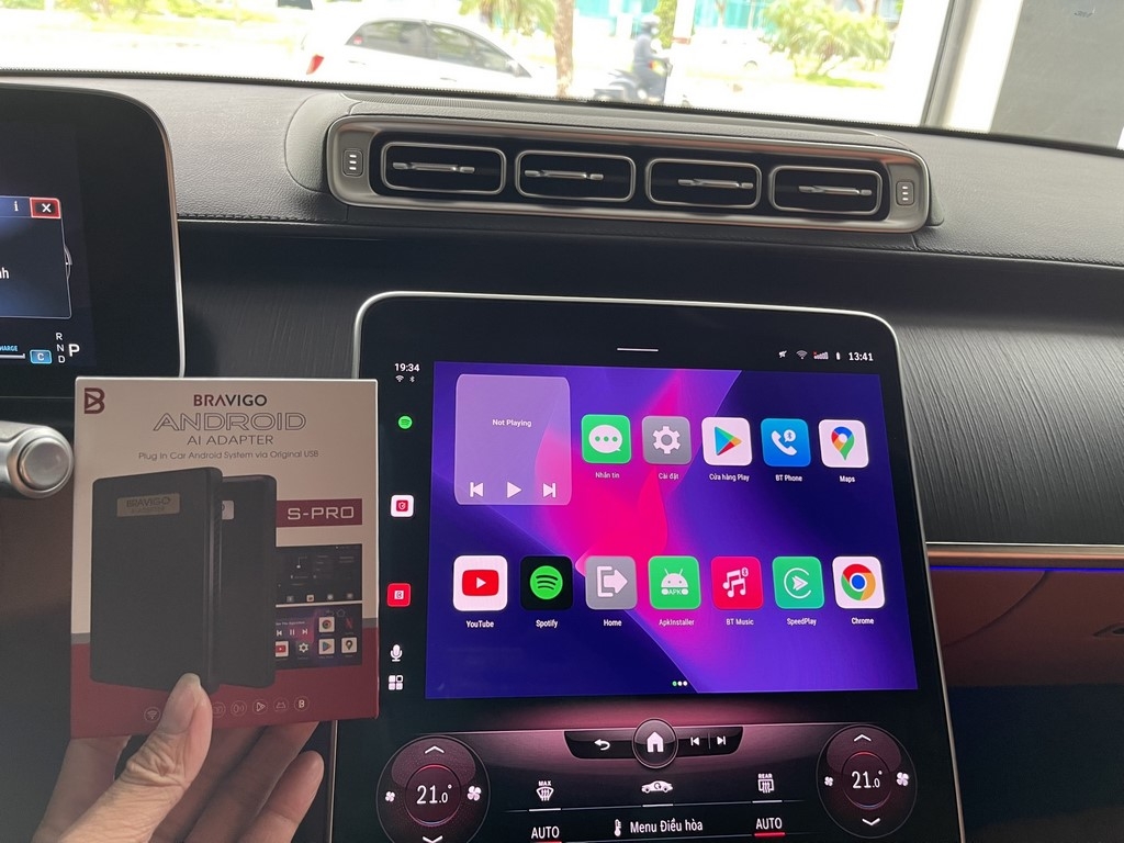 Android box xe Hyundai Custin
