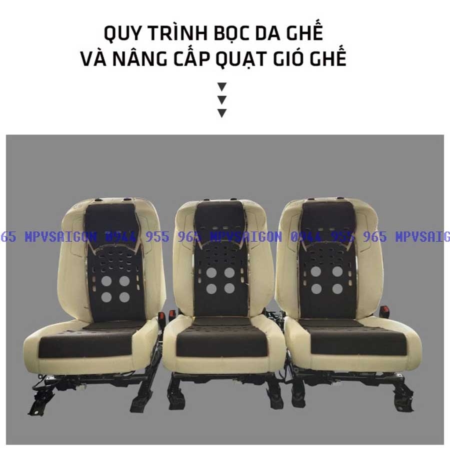 AUDI A6 bọc ghế da bò nhập khẩu - nâng cấp quạt gió làm mát ghế