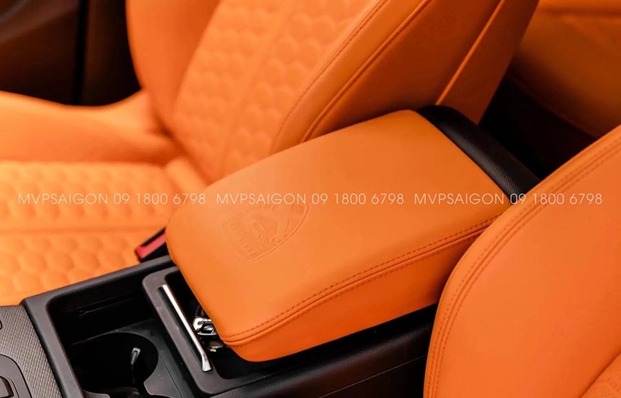 AUDI Q5 bọc da đổi màu nội thất cam Hermes
