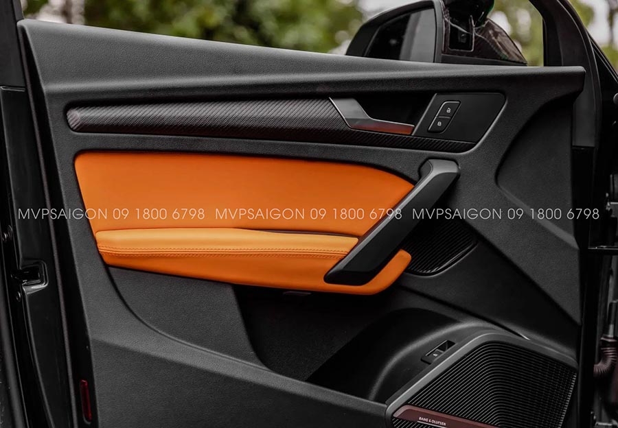 AUDI Q5 bọc da đổi màu nội thất cam Hermes