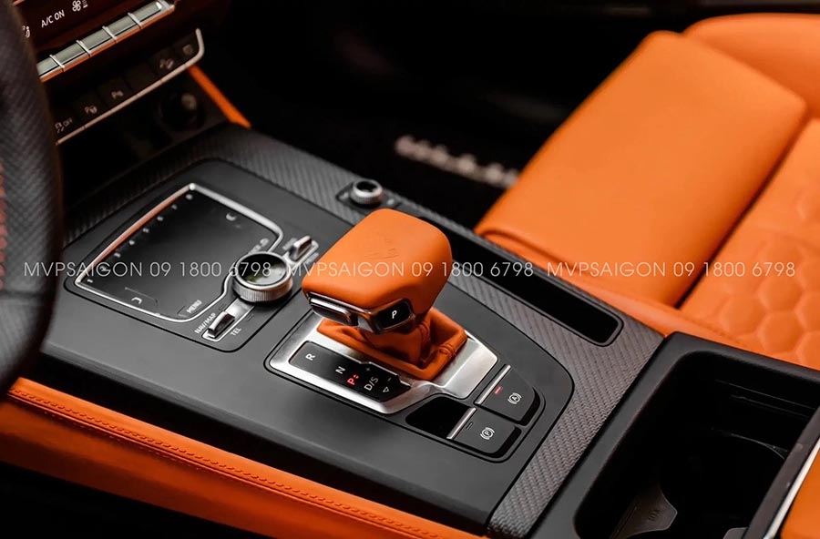 AUDI Q5 bọc da đổi màu nội thất cam Hermes