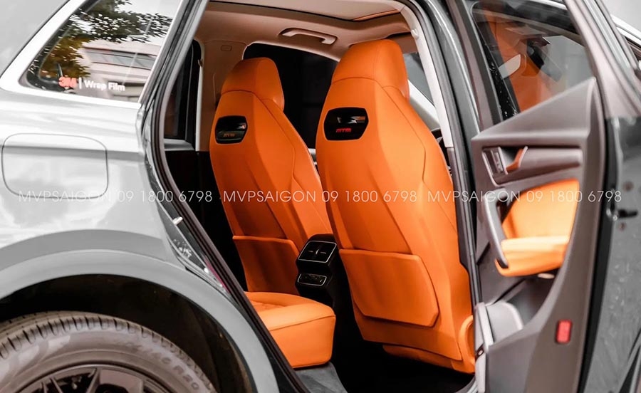 AUDI Q5 bọc da đổi màu nội thất cam Hermes