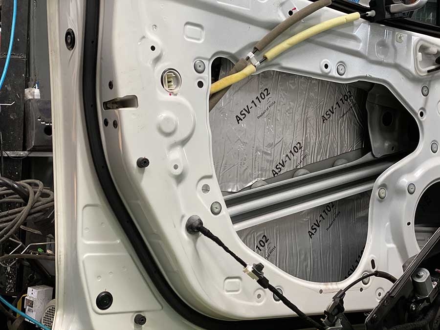 Cách âm xe hơi bằng vật liệu ASV 1102