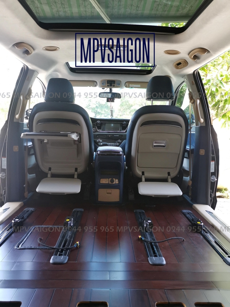 Bàn ăn - bàn làm việc bàn xếp lưng ghế xe Kia Sedona - Carnival 2024 2025
