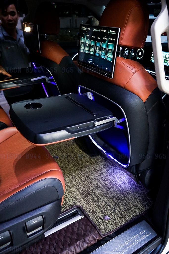 Bàn làm việc - bàn ăn xếp gọn lưng ghế cho Kia Carnival