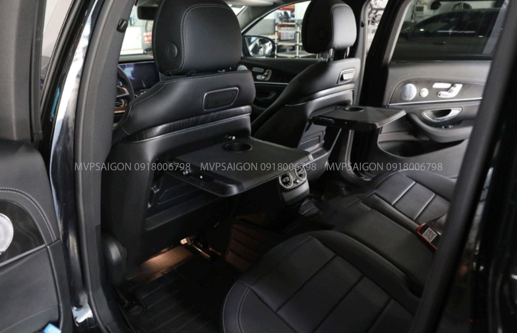 Bàn xếp lưng ghế - bàn ăn bàn làm việc xe Benz E-class E300 S450 C300 GLC300 GLB A200