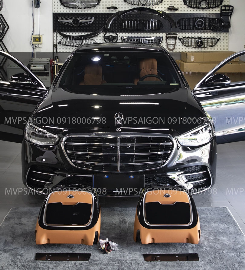 Bàn xếp lưng ghế tự động cho Benz S-class S400L S450 GLE350 GLS450