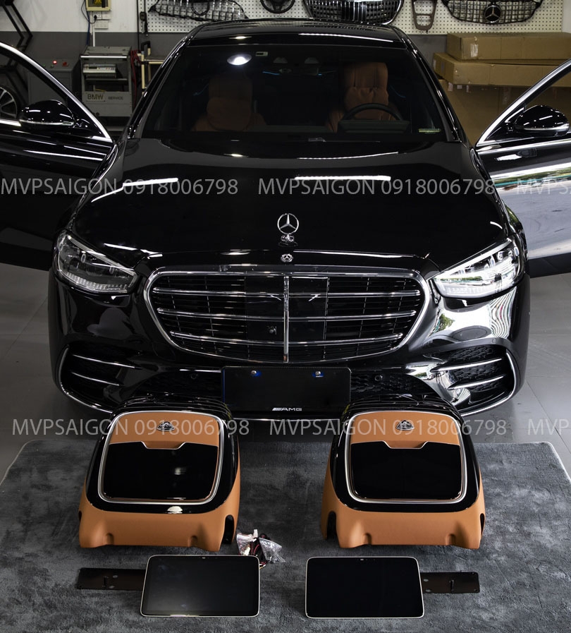 Bàn xếp lưng ghế tự động cho Benz S-class S400L S450 GLE350 GLS450