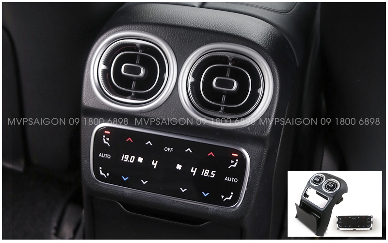 Bảng điều khiển cảm ứng cho hàng ghế sau Mercedes Benz C-class GLC-class C200 C260 C300 2022 2023