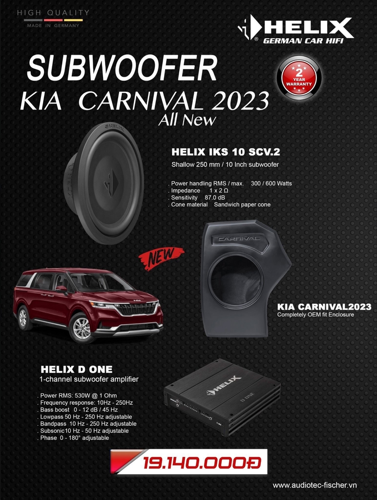 Bảng giá tổng hợp nâng cấp hệ thống âm thanh tại MPVSAIGON