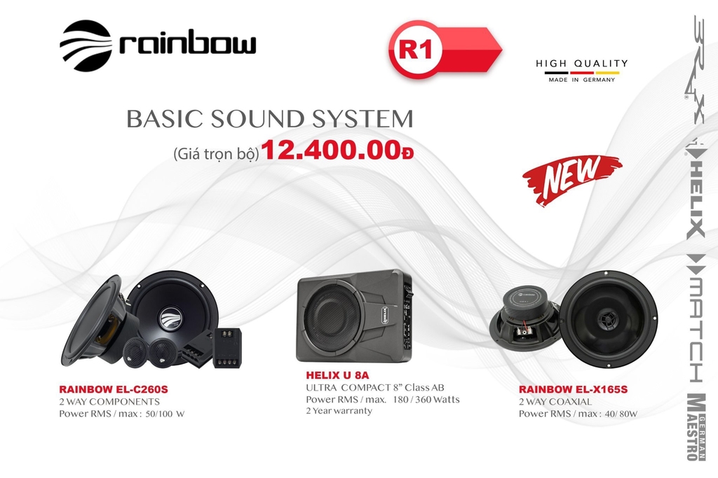 Bảng giá tổng hợp nâng cấp hệ thống âm thanh tại MPVSAIGON