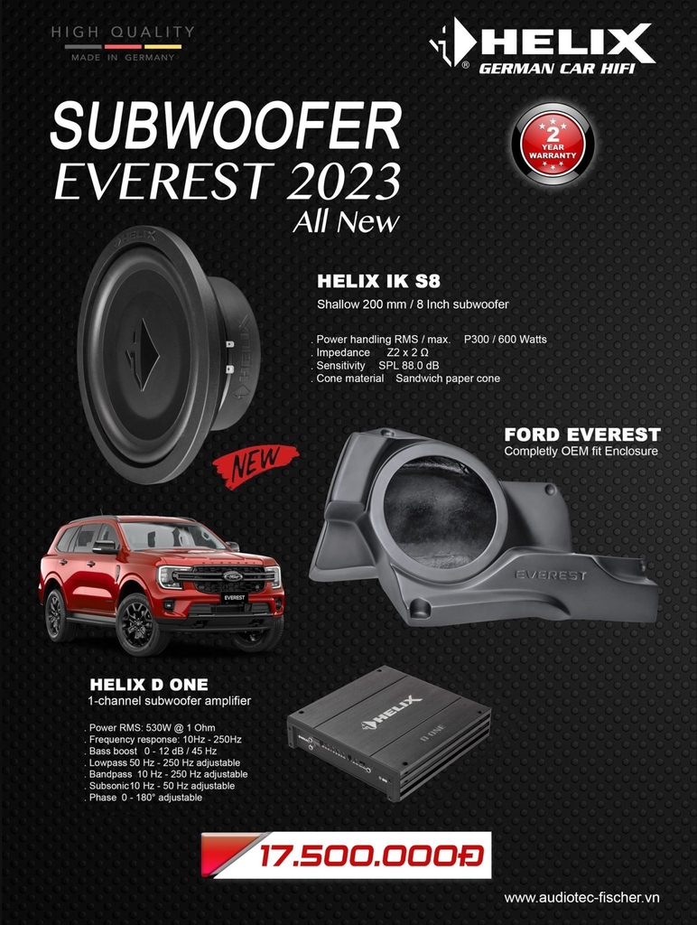 Bảng giá tổng hợp nâng cấp hệ thống âm thanh tại MPVSAIGON