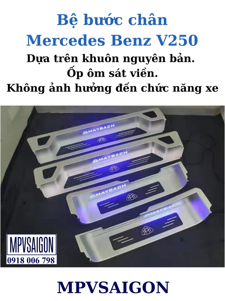 Bệ bước chân dành riêng cho Mercedes Benz V250