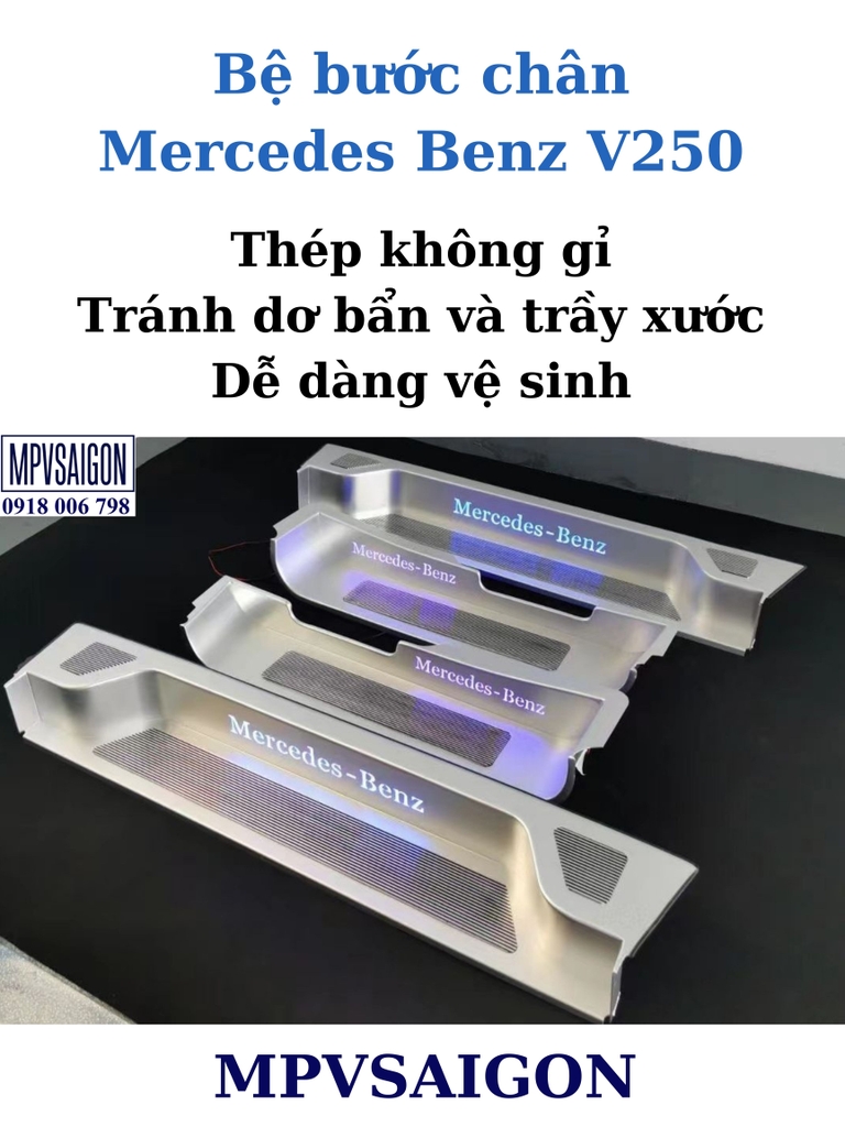 Bệ bước chân dành riêng cho Mercedes Benz V250
