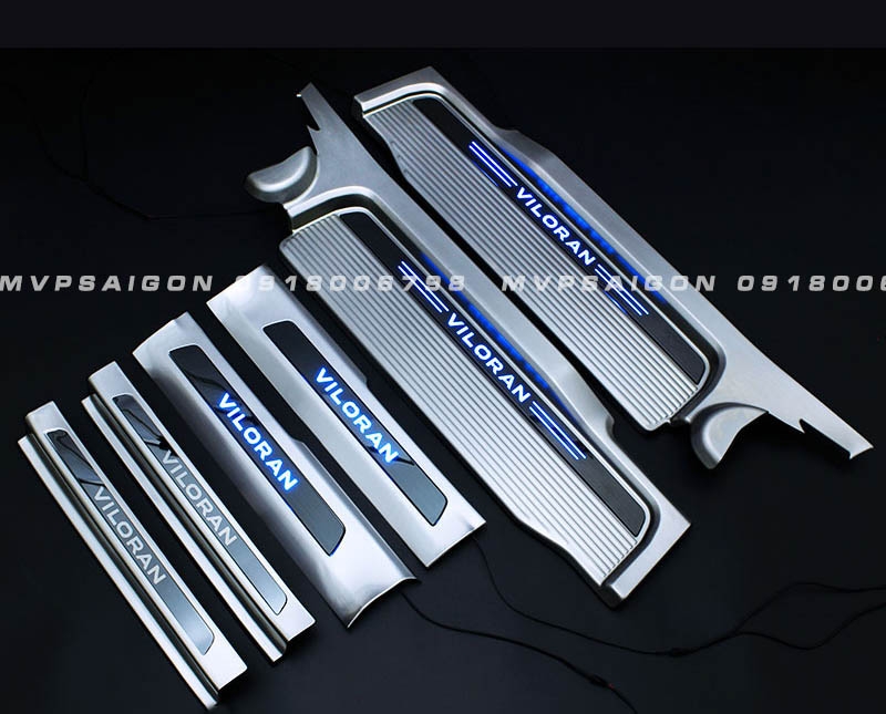 Bệ bước chân thép không gỉ có LED Volkswagen Viloran