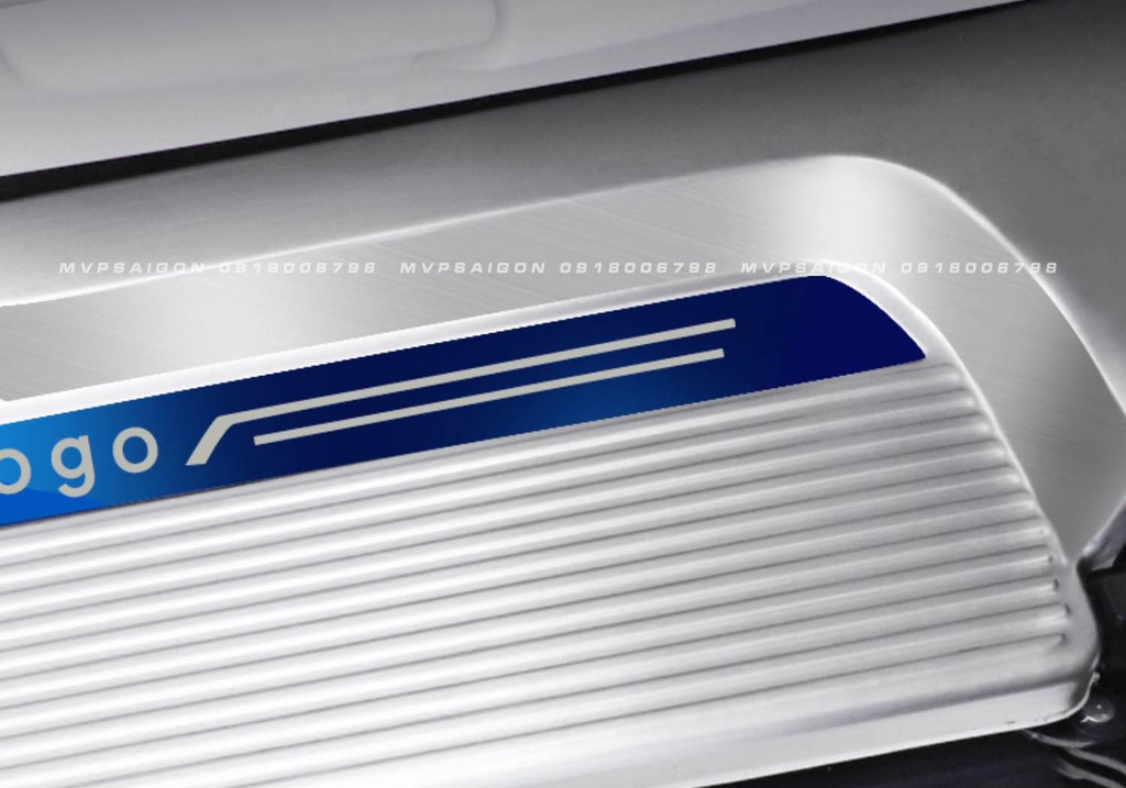 Bệ bước chân thép không gỉ có LED Volkswagen Viloran
