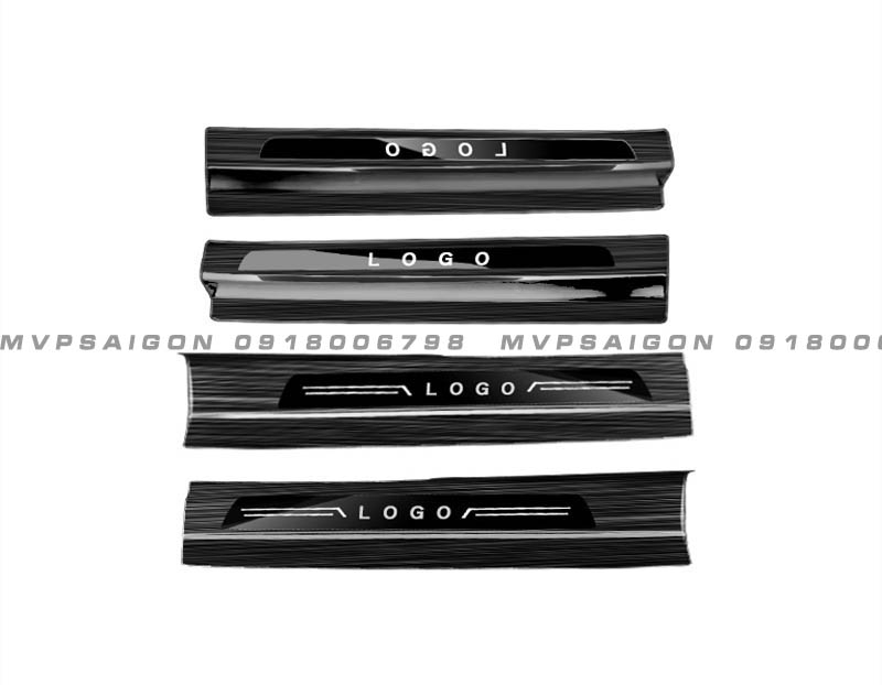 Bệ bước chân thép không gỉ có LED Volkswagen Viloran