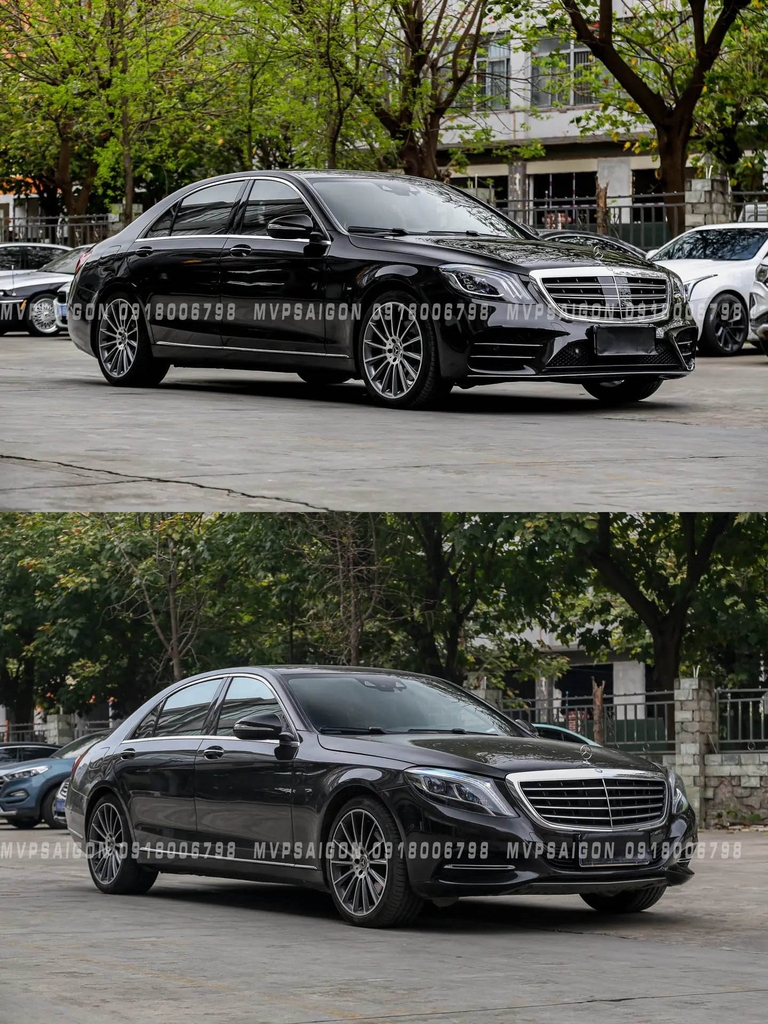 Benz S450 W222 trước và sau khi nâng cấp nội thất + ngoại thất