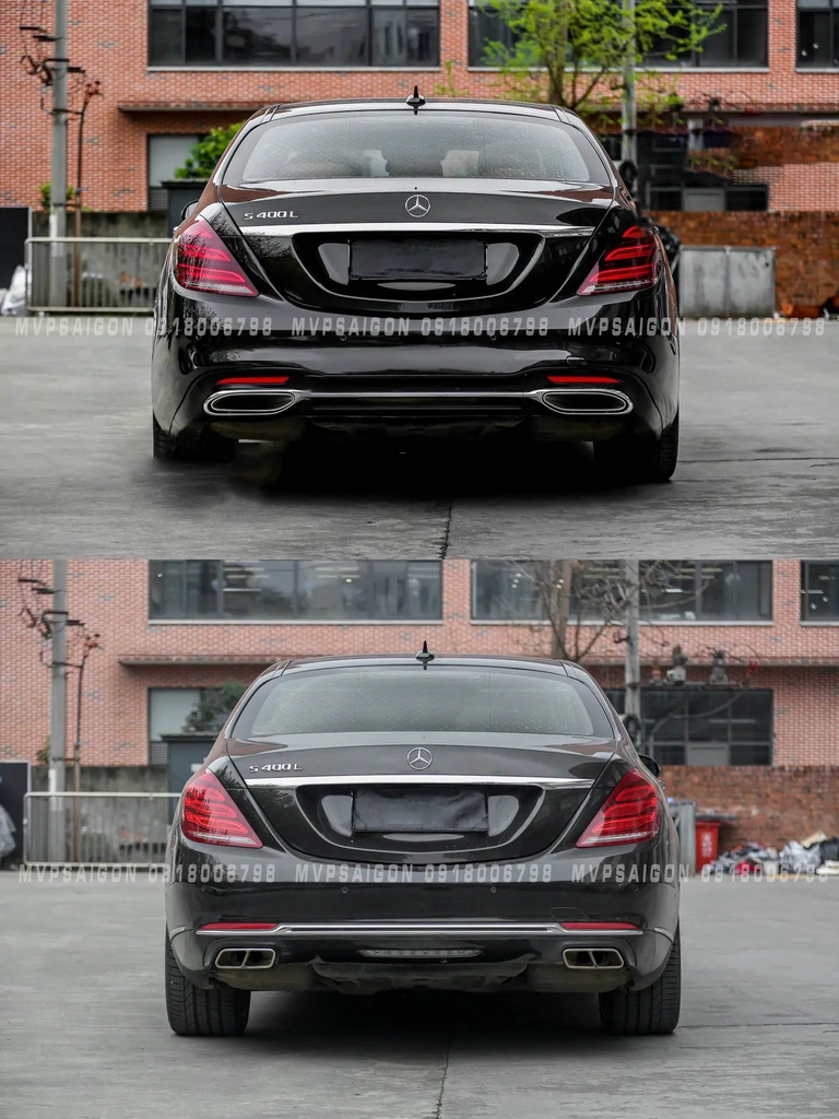 Benz S450 W222 trước và sau khi nâng cấp nội thất + ngoại thất