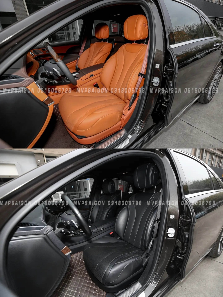 Benz S450 W222 trước và sau khi nâng cấp nội thất + ngoại thất