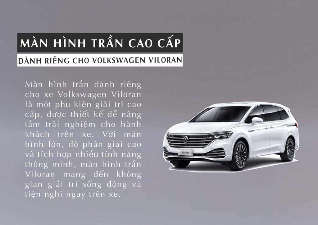 VILORAN - BROCHURE MÀN HÌNH GIẢI TRÍ DÀNH RIÊNG CHO VOLKSWAGEN VILORAN
