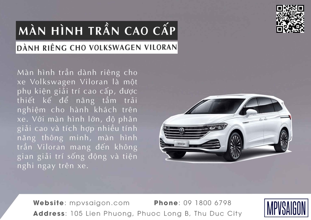 VILORAN - BROCHURE MÀN HÌNH GIẢI TRÍ DÀNH RIÊNG CHO VOLKSWAGEN VILORAN