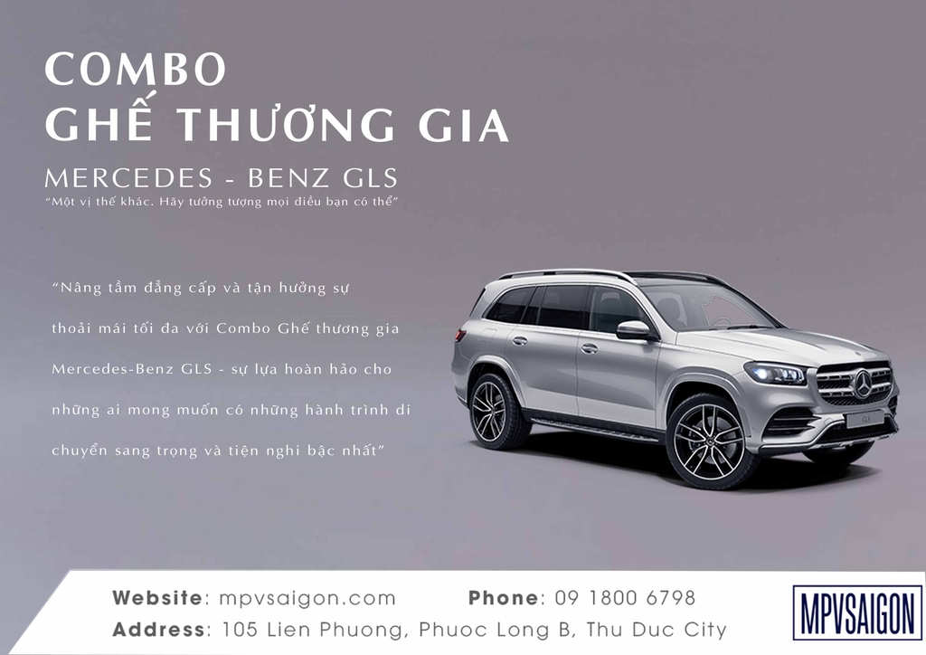 Mercedes - Benz GLS - BROCHURE Combo Ghế Thương Gia