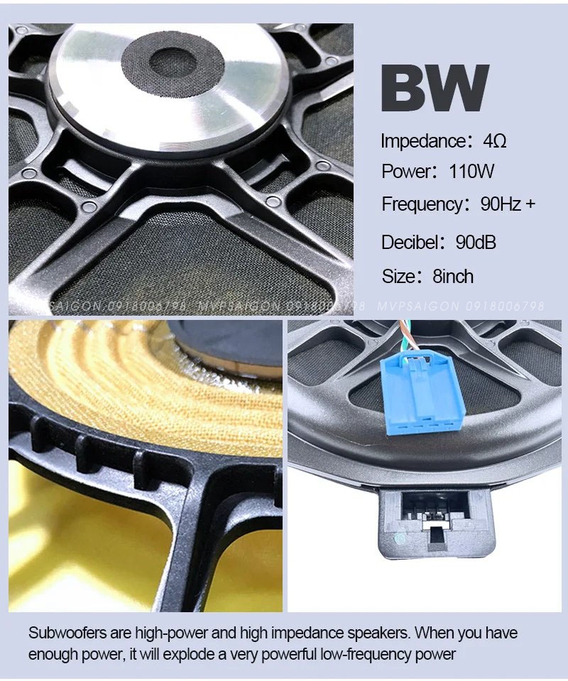 Bộ 5 loa cửa tầm trung Tweeter Lossless BMW G30 - Chất Lượng Âm Thanh HiFi