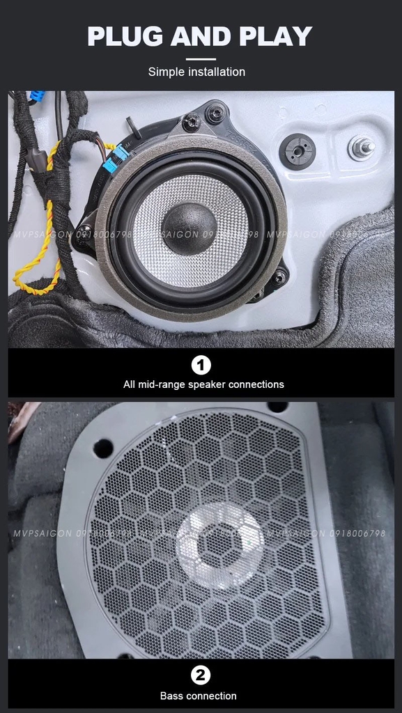 Bộ 5 loa cửa tầm trung Tweeter Lossless BMW G30 - Chất Lượng Âm Thanh HiFi