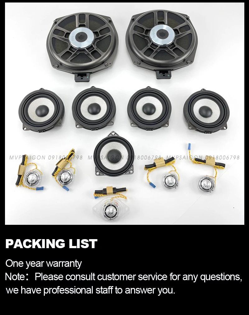 Bộ 5 loa cửa tầm trung Tweeter Lossless BMW G30 - Chất Lượng Âm Thanh HiFi