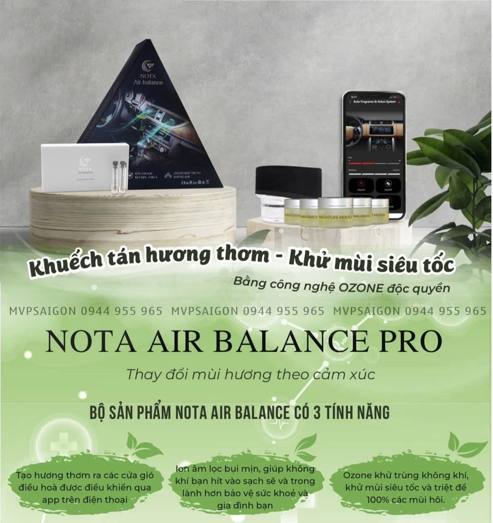 Bộ khuếch tán nước hoa Air Balance dành cho mọi dòng xe