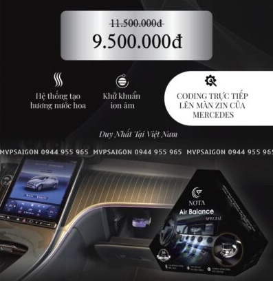 Bộ khuếch tán nước hoa Air Balance dành cho mọi dòng xe