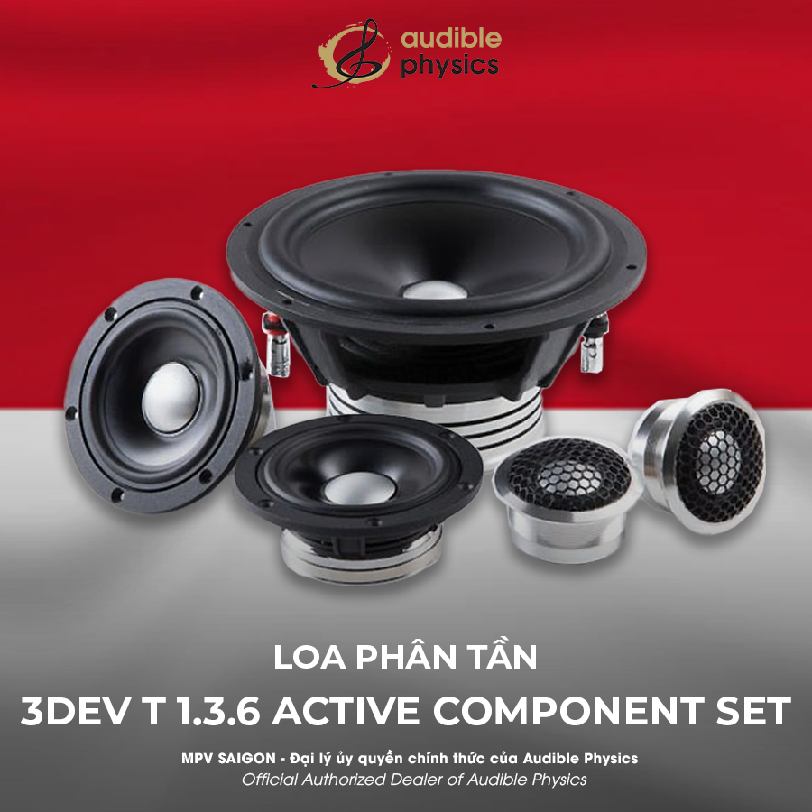 Bộ loa phân tần Audible Physics 3DEV T 1.3.6 Active Component Set