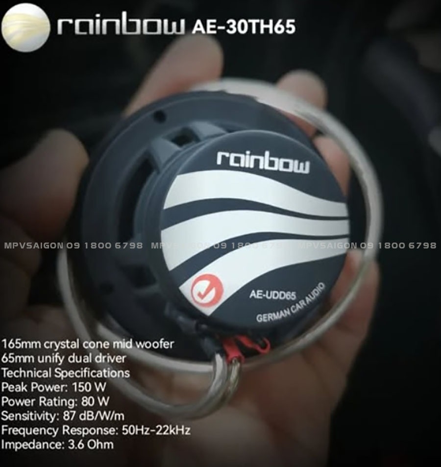 Bộ loa Rainbow AE-30TH65 6.5 inch nhập Đức
