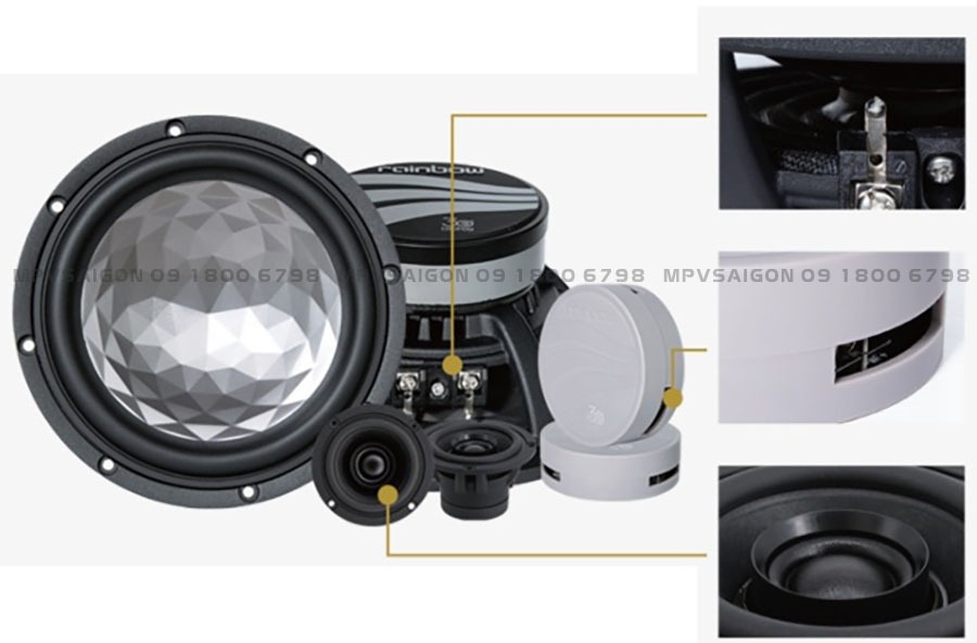 Bộ loa Rainbow AE-30TH65 6.5 inch nhập Đức