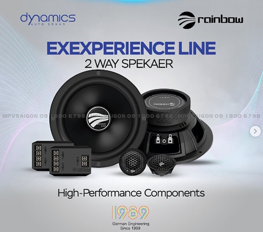 Bộ loa Rainbow EL- C260S thay thế loa zin lắp cánh cửa xe