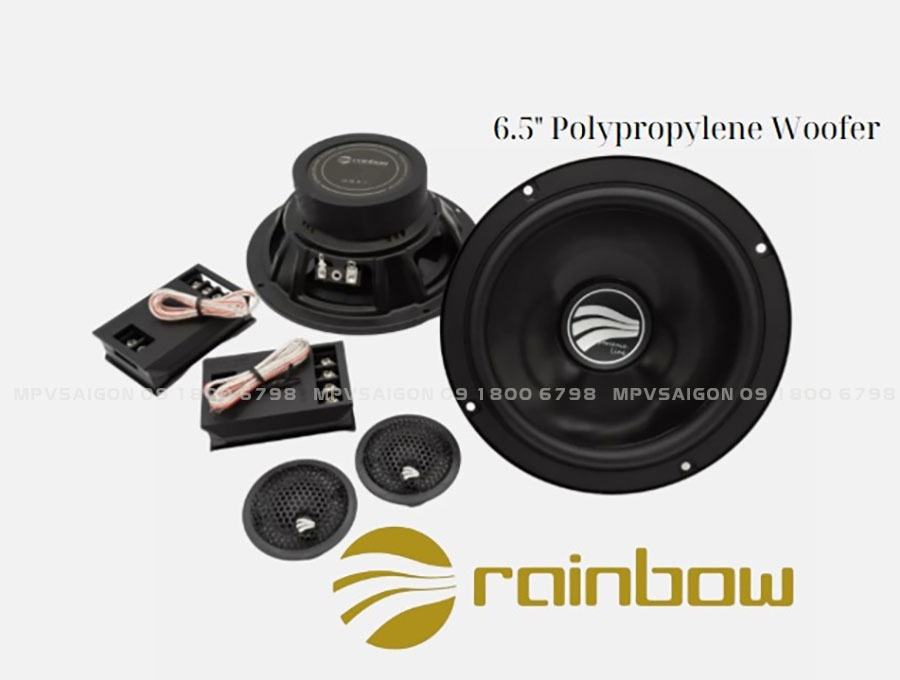 Bộ loa Rainbow EL- C260S thay thế loa zin lắp cánh cửa xe