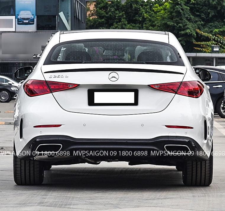 Bộ nẹp ốp trang trí ngoại thất Mercedes Benz C200 C300 2022~2023