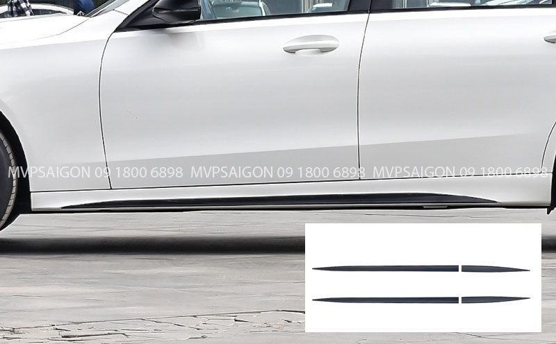 Bộ nẹp ốp trang trí ngoại thất Mercedes Benz C200 C300 2022~2023