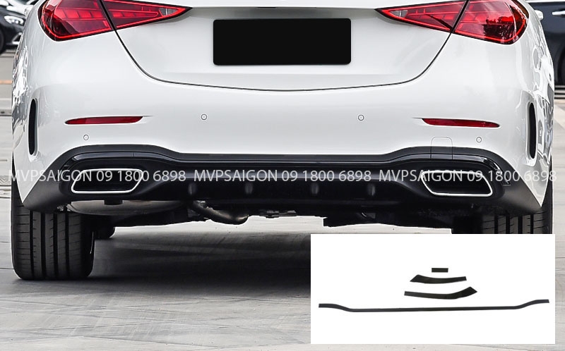 Bộ nẹp ốp trang trí ngoại thất Mercedes Benz C200 C300 2022~2023