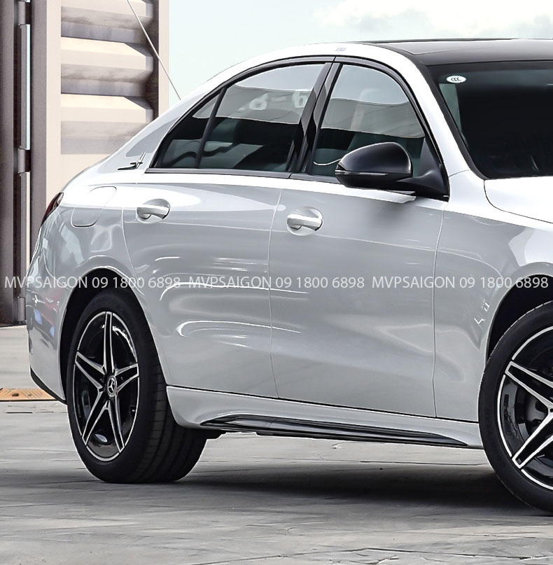 Bộ nẹp ốp trang trí ngoại thất Mercedes Benz C200 C300 2022~2023