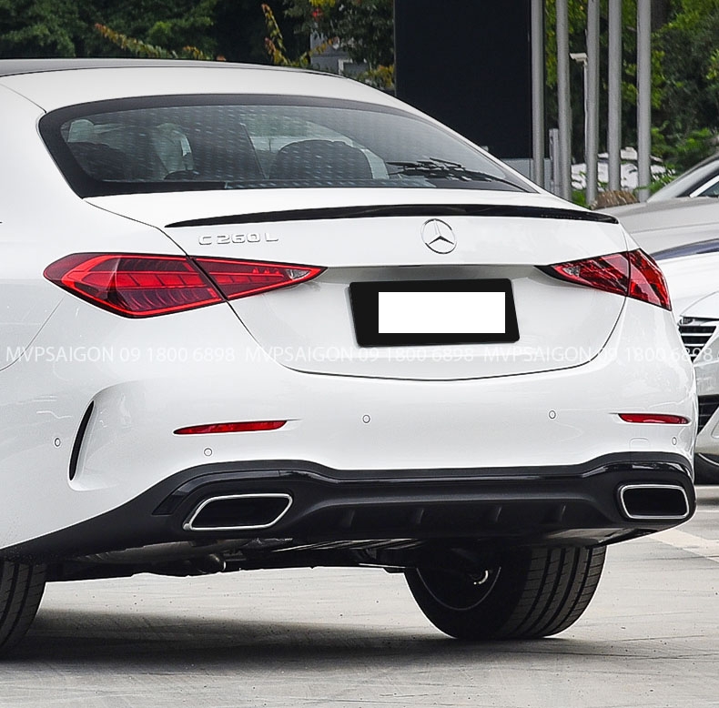 Bộ nẹp ốp trang trí ngoại thất Mercedes Benz C200 C300 2022~2023