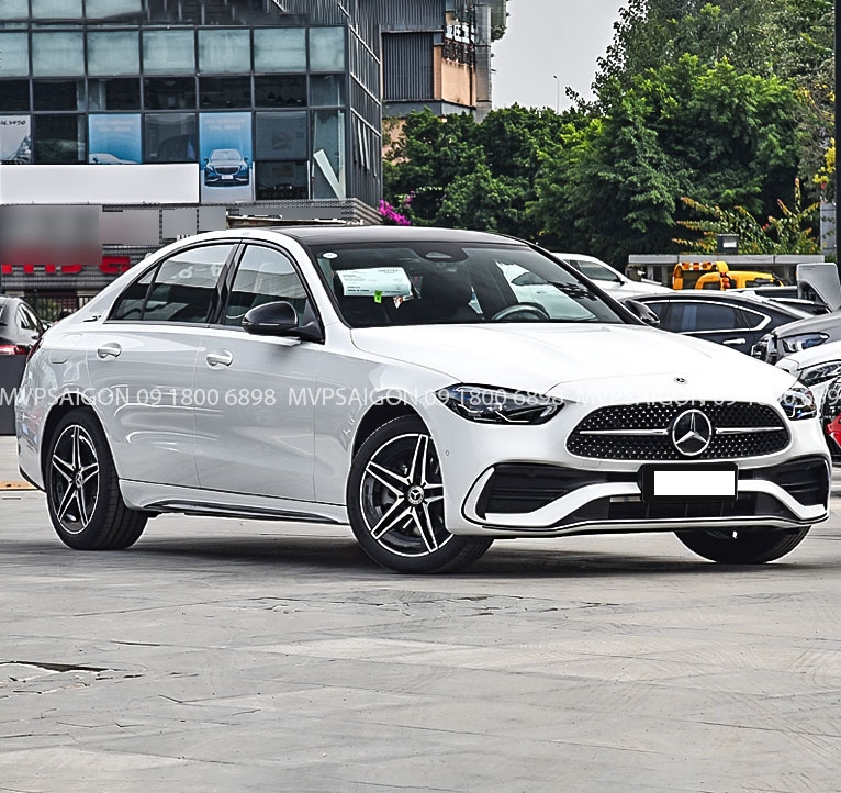 Bộ nẹp ốp trang trí ngoại thất Mercedes Benz C200 C300 2022~2023