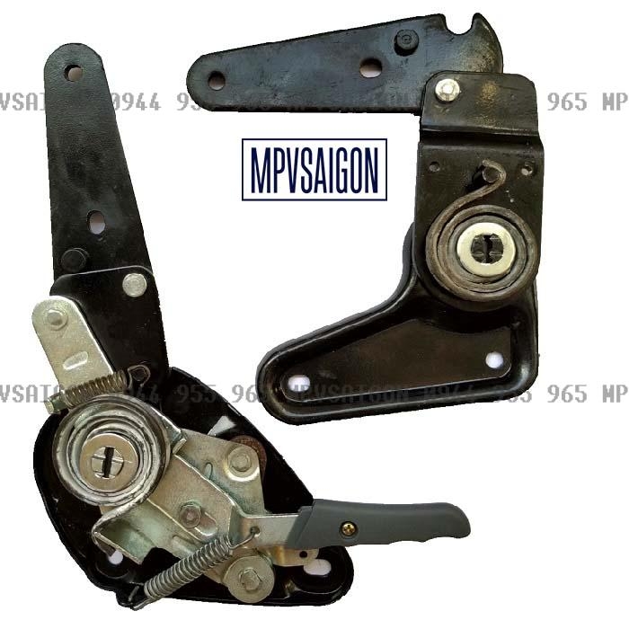 Bộ ngả lưng ghế bản lề ghế 180 độ biến ghế thành giường ô tô - Tay gạt bên phải