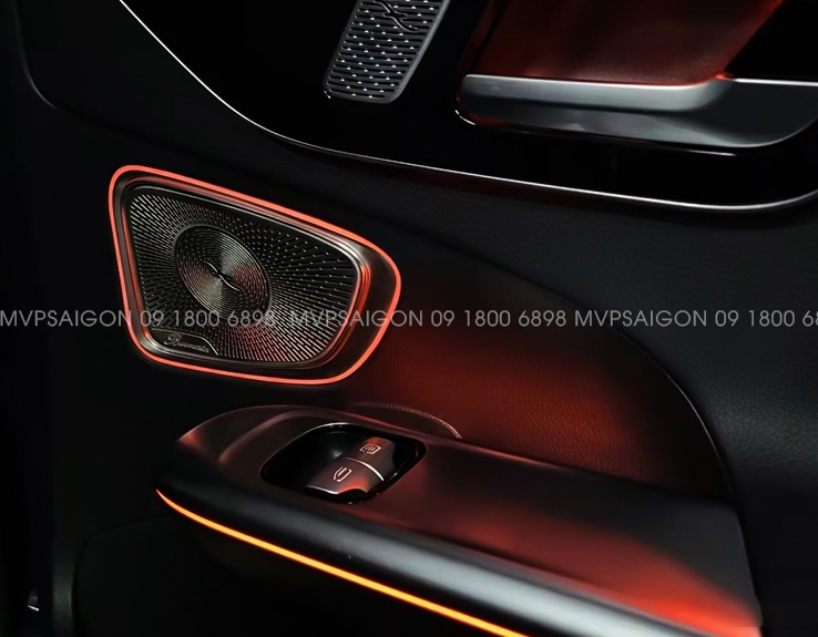 Bộ ốp loa có Ambient LED for Benz C Class C200 C260 C300 2022-2023