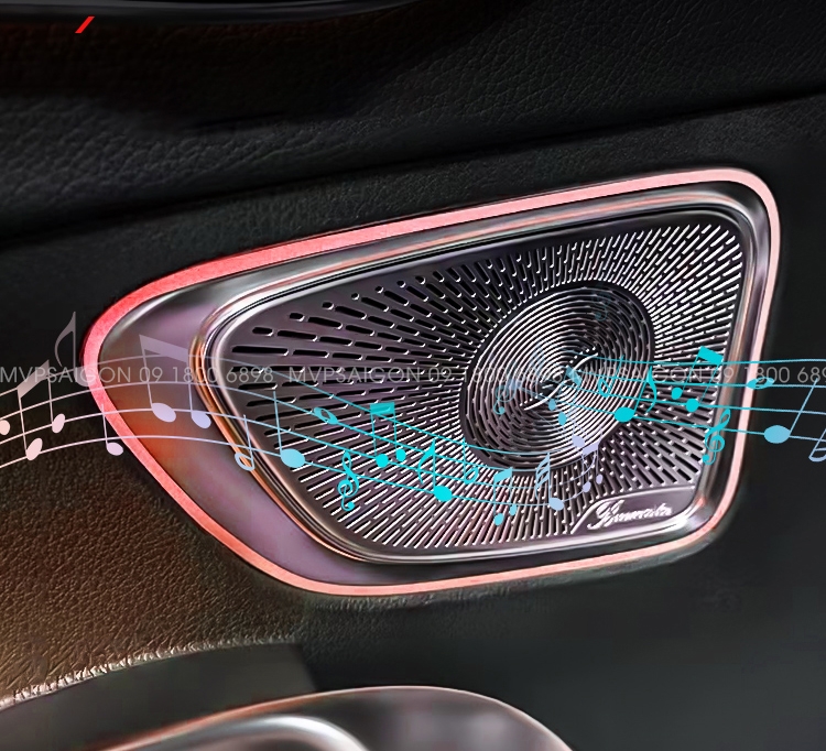 Bộ ốp loa có Ambient LED for Benz C Class C200 C260 C300 2022-2023