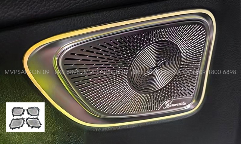 Bộ ốp loa có Ambient LED for Benz C Class C200 C260 C300 2022-2023