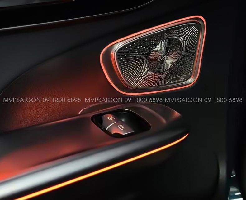 Bộ ốp loa có Ambient LED for Benz C Class C200 C260 C300 2022-2023